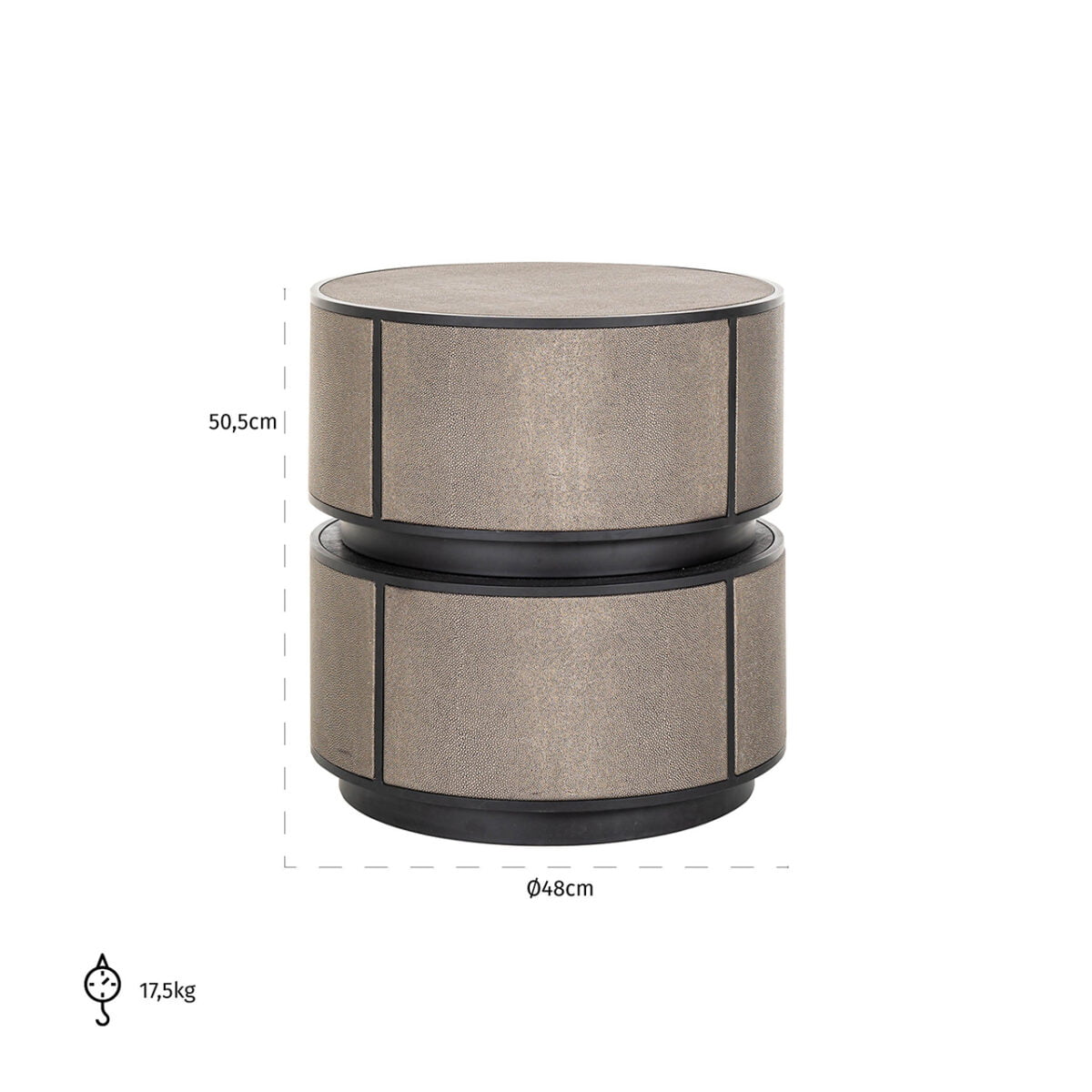 Richmond Bijzettafel Lustrio