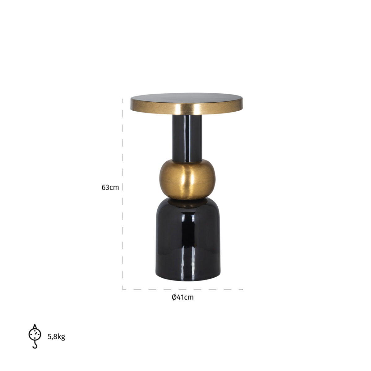 Richmond Bijzettafel Mose 41Ø