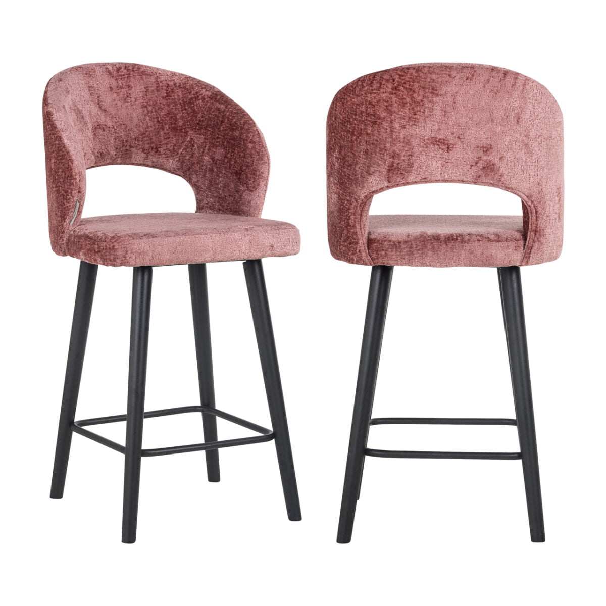 Richmond Counterstoel Savoy Roze Chenille