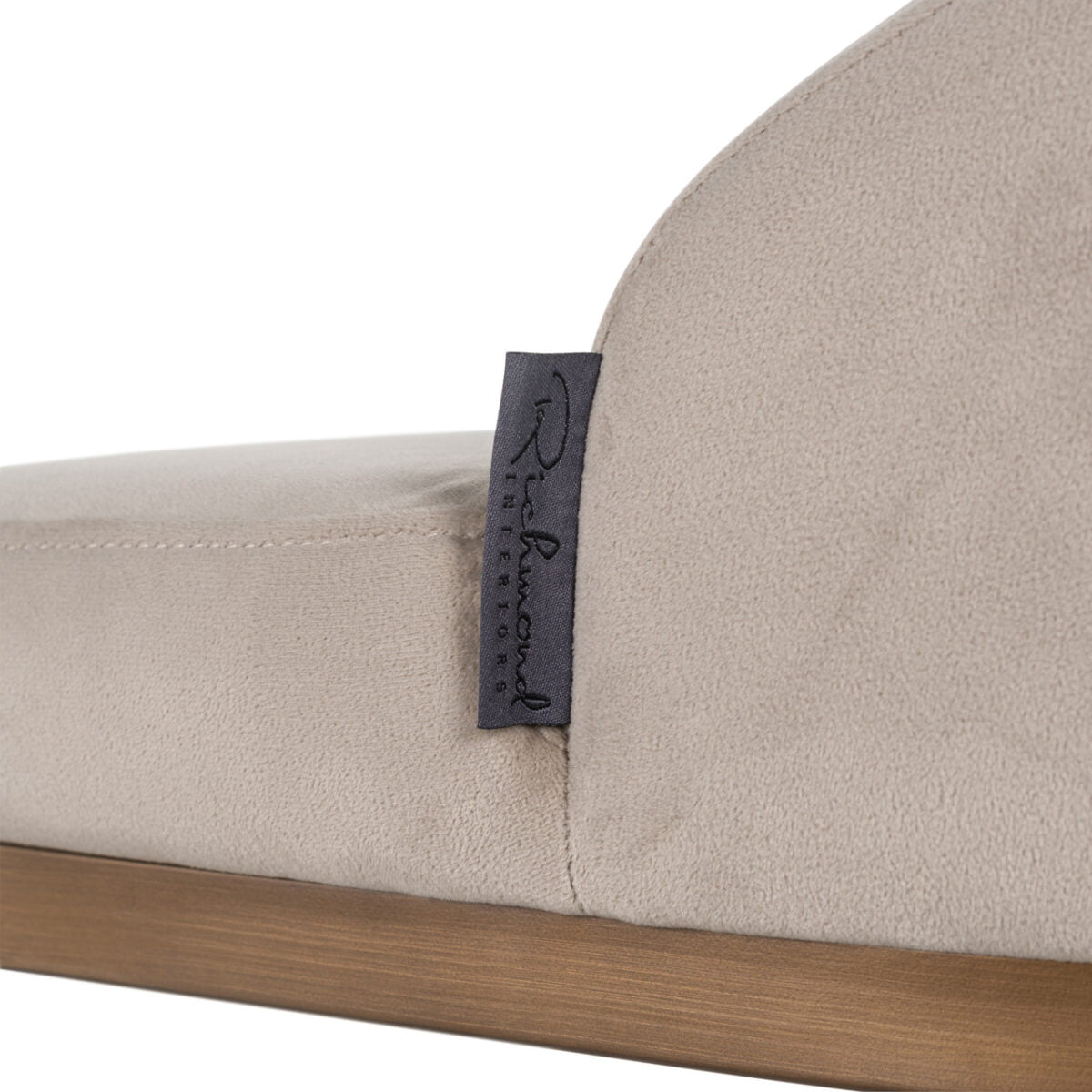 Richmond Barstoel Bolton Khaki Goud